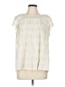 Mystree Ivory Short Sleeve Blouse Size L - photo 1