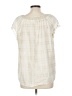 Mystree Ivory Short Sleeve Blouse Size L - photo 2