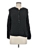 J.Crew 100% Viscose Polka Dots Black Long Sleeve Blouse Size M - photo 1