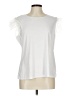 By Design White Sleeveless T-Shirt Size L - photo 1