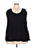 ASOS Curve 100% Polyester Black Sleeveless Blouse Size 22 - photo 1
