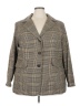 Maggie Lawrence Houndstooth Brown Tan Blazer Size 22 - 24 - photo 1