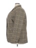 Maggie Lawrence Houndstooth Brown Tan Blazer Size 22 - 24 - photo 5