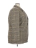 Maggie Lawrence Houndstooth Brown Tan Blazer Size 22 - 24 - photo 4