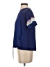 Nike 100% Polyester Blue Short Sleeve Top Size S - photo 5