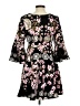 Aryeh 100% Polyester Print Black Cocktail Dress Size S - photo 2
