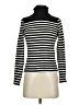 J.Crew 100% Cotton Stripes Ivory Turtleneck Sweater Size XXS - photo 1