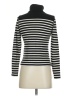 J.Crew 100% Cotton Stripes Ivory Turtleneck Sweater Size XXS - photo 2