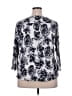 Fun2Fun 100% Rayon Silver 3/4 Sleeve Blouse Size 3X - photo 2