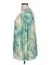 Logo Layers Tie-dye Teal Long Sleeve Top Size 1X - photo 5