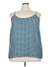 Nordstrom Rack 100% Polyester Blue Tank Top Size 3X - photo 1