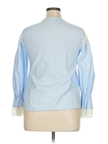 Zara Basic 3/4 Sleeve Blouse (view 2)