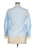 Zara Basic 100% Cotton Blue 3/4 Sleeve Blouse Size XL - photo 2