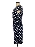 Eliza J Polka Dots Blue Casual Dress Size 4 - photo 5