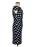 Eliza J Polka Dots Blue Casual Dress Size 4 - photo 4