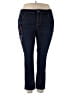 St. John's Bay Floral Blue Jeans Size 6 - photo 1