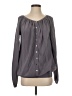 Charles Nolan 100% Silk Gray Blouse Size S - photo 1
