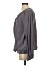 Charles Nolan 100% Silk Gray Blouse Size S - photo 5