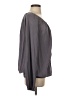 Charles Nolan 100% Silk Gray Blouse Size S - photo 4