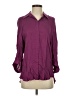 GiGio 100% Rayon Purple Long Sleeve Blouse Size S - photo 1