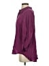 GiGio 100% Rayon Purple Long Sleeve Blouse Size S - photo 5