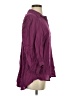 GiGio 100% Rayon Purple Long Sleeve Blouse Size S - photo 4