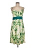A. Cheng 100% Polyester Tropical Green Cocktail Dress Size 6 - photo 1
