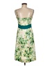 A. Cheng 100% Polyester Tropical Green Cocktail Dress Size 6 - photo 2