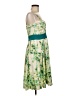 A. Cheng 100% Polyester Tropical Green Cocktail Dress Size 6 - photo 4