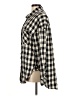 Sanctuary Checkered-gingham Black Long Sleeve Button-Down Shirt Size M - photo 5