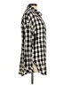Sanctuary Checkered-gingham Black Long Sleeve Button-Down Shirt Size M - photo 4