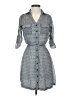 Maurices 100% Polyester Tweed Gray Casual Dress Size XS - photo 1