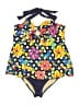 Torrid Floral Yellow One Piece Swimsuit Size 2X Plus (2) - photo 1