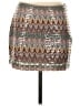 Express 100% Polyester Tweed Silver Casual Skirt Size XS - photo 1