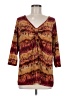 Only Nine Brown 3/4 Sleeve Blouse Size M (estimated) - photo 1