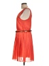 Assorted Brands 100% Polyester Solid Orange Cocktail Dress Size L - photo 5