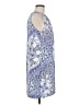 H&M 100% Polyester Paisley Blue Casual Dress Size 8 - photo 4