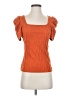 Shein Orange Short Sleeve Top Size 4 - photo 1