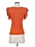 Shein Orange Short Sleeve Top Size 4 - photo 2