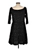 Miss Selfridge Stars Black Cocktail Dress Size 10 - photo 2