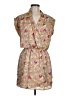 Bar III 100% Polyester Paisley Tan Casual Dress Size M - photo 1