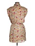 Bar III 100% Polyester Paisley Tan Casual Dress Size M - photo 2