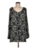 Chelsea Studio 100% Viscose Black Long Sleeve Blouse Size M - photo 1