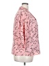 George 100% Polyester Print Pink 3/4 Sleeve Blouse Size 2X - photo 4