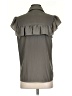 Koch 100% Polyester Gray Short Sleeve Blouse Size S - photo 2