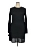 Petal Dew Solid Black Casual Dress Size XL - photo 1