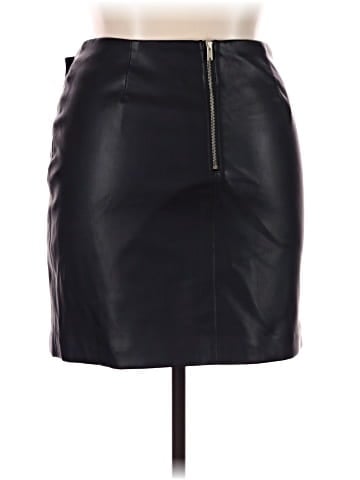 Mint Velvet Faux Leather Skirt (view 2)
