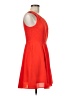 Express 100% Polyester Solid Orange Cocktail Dress Size 6 - photo 4