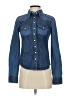 BDG 100% Cotton Blue Long Sleeve Button-Down Shirt Size XS - photo 1