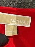 MICHAEL Michael Kors 100% Polyester Solid Red Casual Dress Size L - photo 7